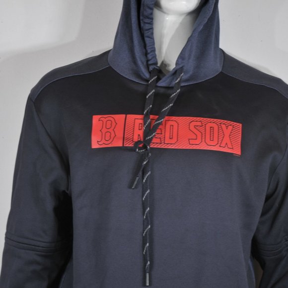 MLB Men's Red Sox Boston Light Hoodie XL Genuine Merchandise Blue NWT - Picture 5 of 6